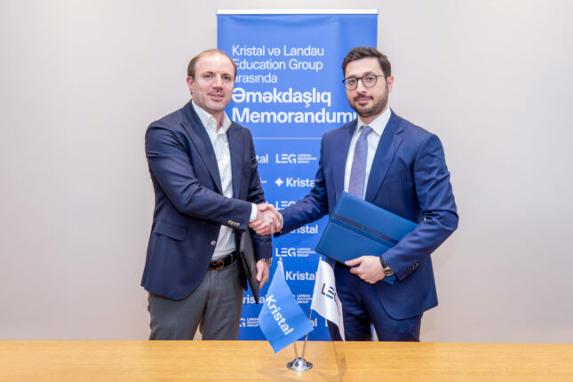 “Kristal” və “Landau Education Group” arasında yeni əməkdaşlıq razılaşması əldə olunub