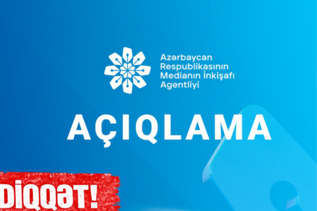 MEDİA-dan İranla bağlı saxta məlumat yayanlara – Xəbərdarlıq