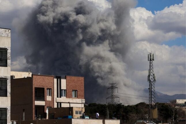 İsrail Tehranda hərbi kompleksə genişmiqyaslı zərbə endirdi