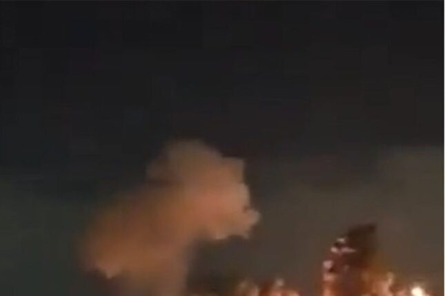 İsfahan bunker əleyhinə bombalarla vuruldu – Video