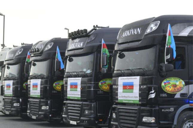 Azərbaycandan İrana növbəti humanitar yardım yola salınır – FOTO