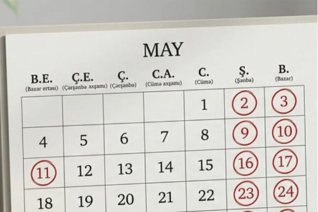 TƏTİL OLACAQ – Daha neçə gün evdə qalacağıq?