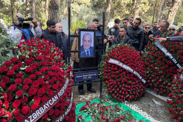 Xalq artisti Rasim Balayev dəfn edildi – FOTOLAR