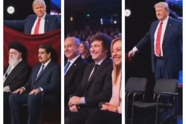 Argentina prezidenti Trampın “sehrbazlığını” nümayiş etdirdi – VİDEO