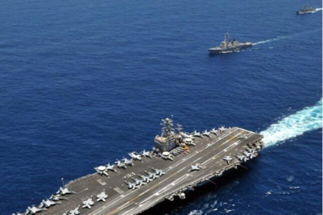 İran “Abraham Lincoln”a raket atdı – Video