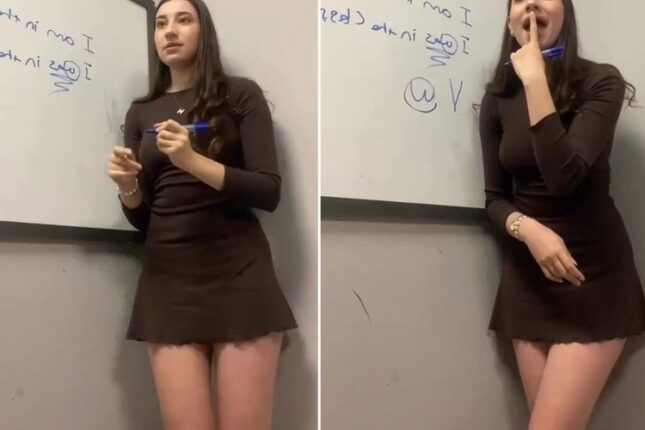 Müəllimin geyimi müzakirə mövzusu oldu