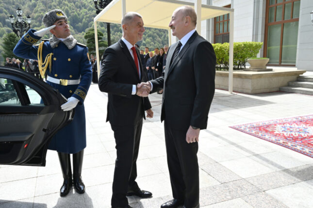 Prezident Qəbələdə Babişi qarşıladı – Fotolar