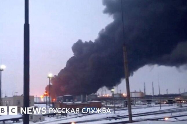 Rusiyanın neft zavodları yenə yanır – VİDEO