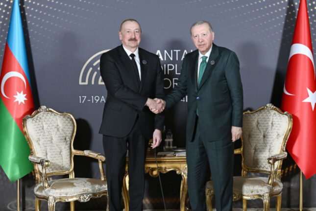 Antalyada İlham Əliyevlə Ərdoğanın görüşü keçirilir – Fotolar