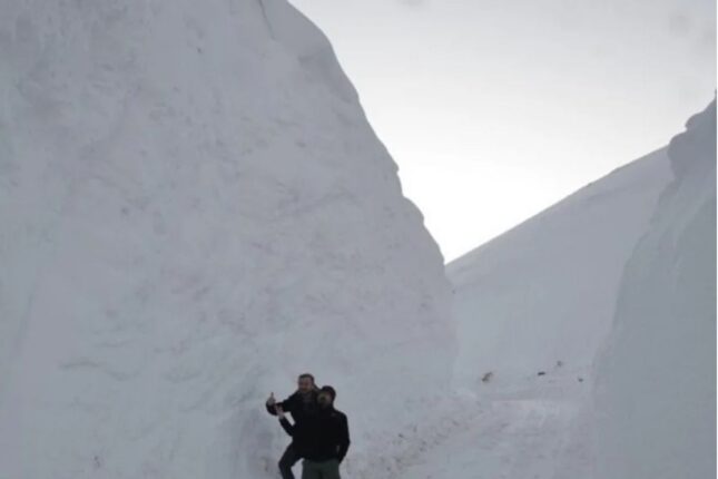 Qusarda 3 metr qar yağdı – Sakinlər köməksiz qaldı