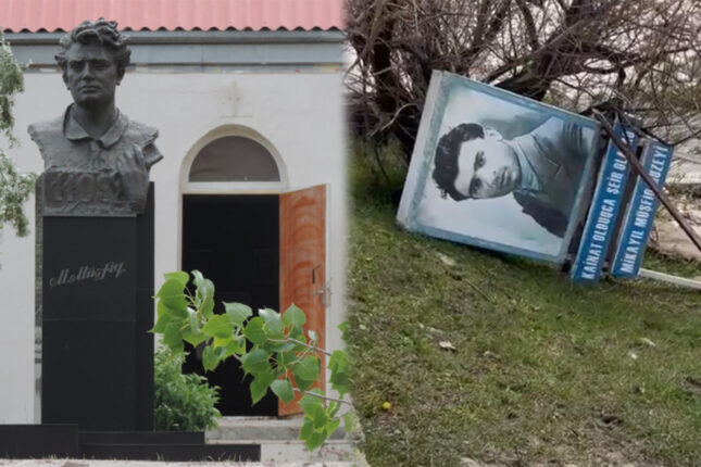 Sel Mikayıl Müşfiqin xatirə muzeyini zədələdi – Foto