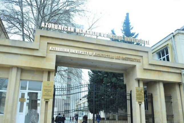 Memarlıq və İnşaat Universitetində yanğın