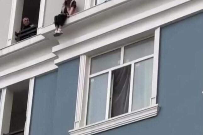 Nərimanovda polis gənc qızı ölümdən belə XİLAS ETDİ – VİDEO