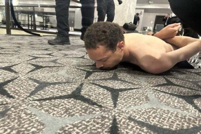 Trampın qəbulunda atəş açan şəxsin FOTOSU