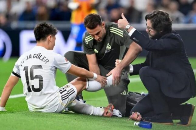 Arda Gülər ağır zədə aldı, mövsümü başa vurdu