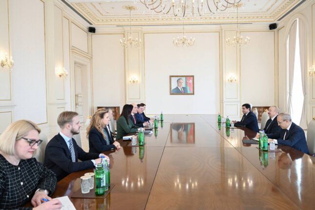 Prezident İlham Əliyev Litvanın Baş nazirini qəbul edib-FOTOLAR