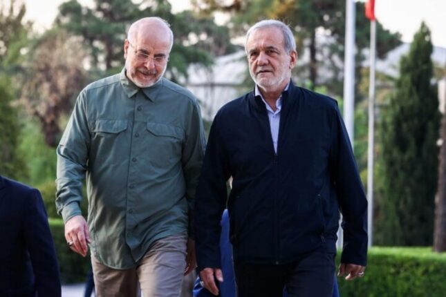 Pezeşkianla Qalibaf birgə açıqlama yaydılar