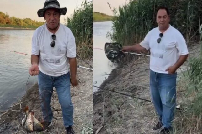 Əlikram Bayramov qadağa dövründə balıq tutdu – Video