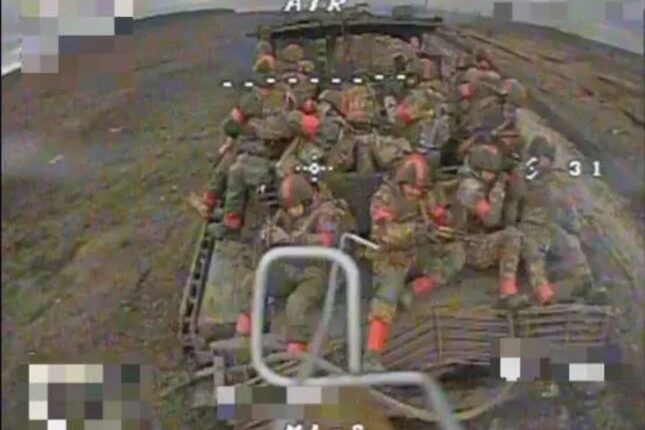 Bir zərbəyə 11 rus hərbçisi öldürüldü – VİDEO