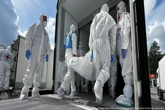 Rusiya Ukraynaya 1000 hərbçinin meyitini təhvil verib