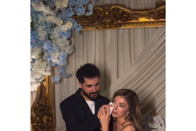 Bəylə gəlinin zarafatı maraq yaratdı – VİDEO