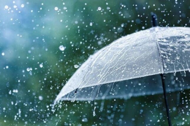 Bəzi yerlərə yağış yağır − Faktiki hava