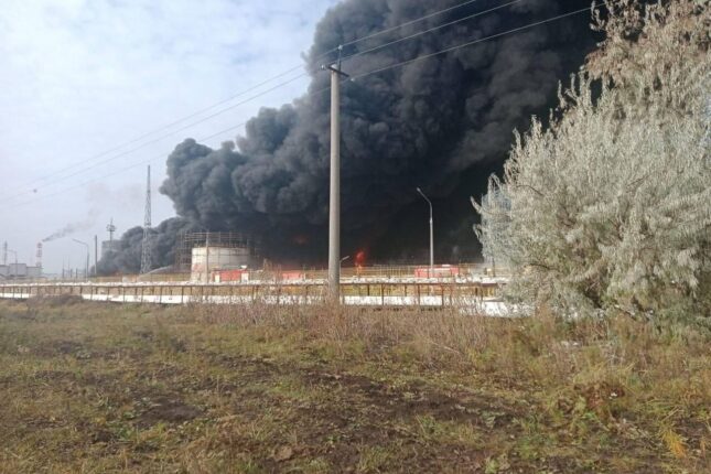 Rusiyanın bir sıra neft zavodları vurulub