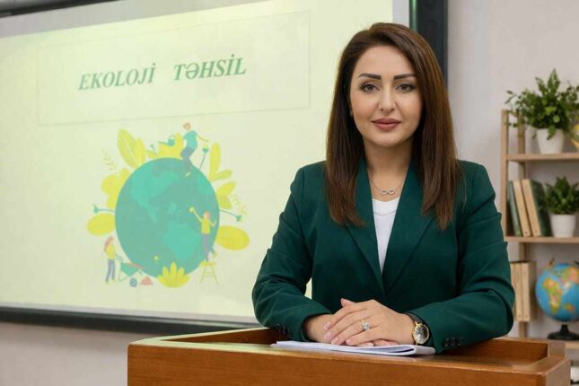 “Ekoloji tərbiyə insanın əxlaqi tərbiyəsinin tərkib hissəsidir”- dosent Şəbnəm Əsədova