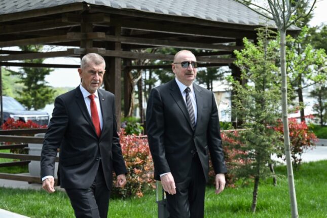 İlham Əliyevin adından Babişin şərəfinə rəsmi lanç verilib