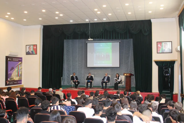 AQC rəhbərliyi Mingəçevir Dövlət Universitetində konfransda çıxış edib AQC rəhbərliyi Mingəçevir Dövlət Universitetində konfransda çıxış edib