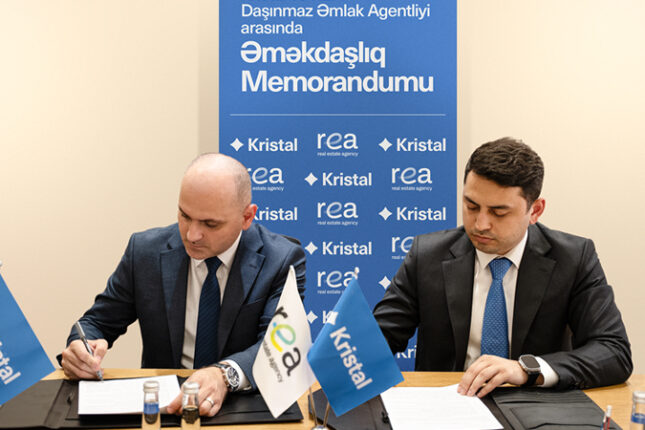 “Kristal” və “REA” Daşınmaz Əmlak Agentliyi əməkdaşlığa başladı!