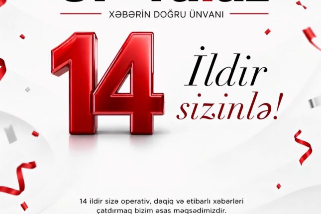 Sfera.az-ın 14 yaşı tamam olur