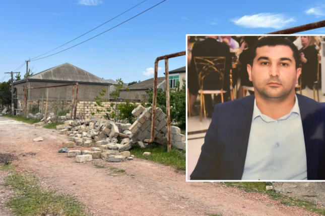 İcra hakimiyyəti tərəfindən həyət hasarı sökülən şəxs həyatına son qoydu – FOTOLAR