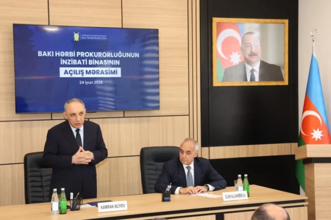 Bakı Hərbi Prokurorluğunun inzibati binasının açılışı oldu