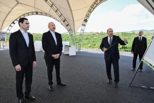 Azərbaycan və Türkmənistan prezidentləri Füzuli şəhərinin dağıdılmış yerlərinə baxıblar – FOTOLAR Azərbaycan və Türkmənistan prezidentləri Füzuli şəhərinin dağıdılmış yerlərinə baxıblar – FOTOLAR