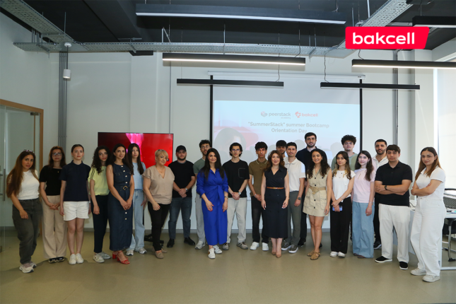 Bakcell-in dəstəyi ilə keçirilən “SummerStack Bootcamp” başladı Bakcell-in dəstəyi ilə keçirilən “SummerStack Bootcamp” başladı