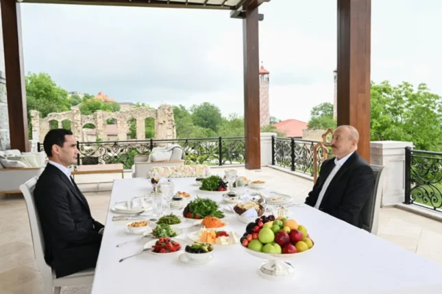 Şuşada birgə nahar etdilər – Foto