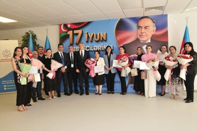 Abşeronda da Tibb İşçilərinin Peşə Bayramı qeyd edildi – Fotolar Abşeronda da Tibb İşçilərinin Peşə Bayramı qeyd edildi – Fotolar