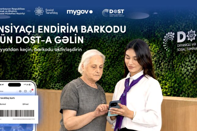 DOST mərkəzlərində pensiyaçılar üçün “mygov” qeydiyyatına dəstək göstərilir