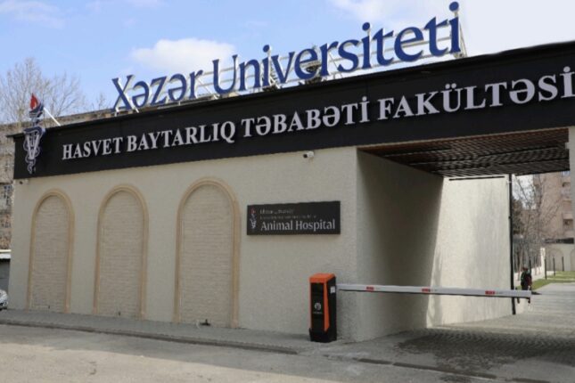 Xəzər Universitetində baytarlıq klinikası açılır Xəzər Universitetində baytarlıq klinikası açılır