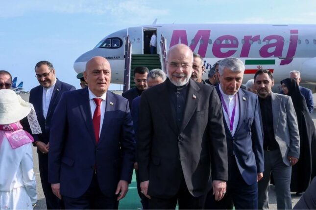 Məhəmməd Baqer Qalibaf Azərbaycana işgüzar səfərə gəldi Məhəmməd Baqer Qalibaf Azərbaycana işgüzar səfərə gəldi
