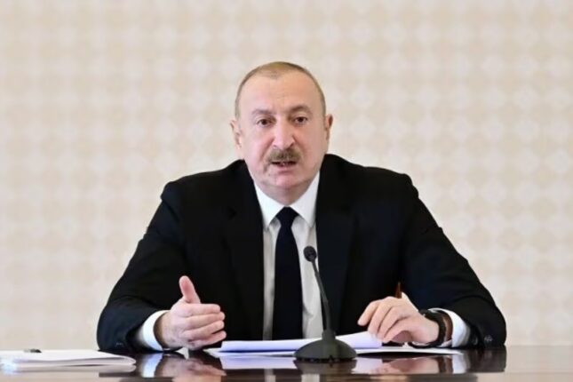 İlham Əliyev konfrans iştirakçılarına müraciət etdi İlham Əliyev konfrans iştirakçılarına müraciət etdi