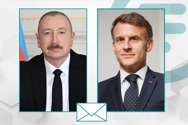 İlham Əliyev Emmanuel Makronu təbrik etdi
