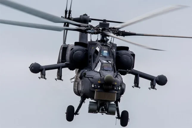 Ukrayna Rusiyaya məxsus Mi-28 helikopterini vurdu-VİDEO