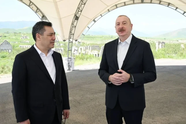 Prezident İlham Əliyev Qarabağın bərpasında köməyə görə Qırğızıstana təşəkkür edib