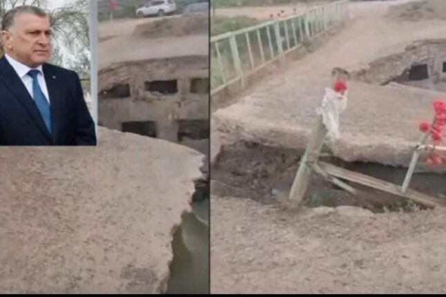 Sabirabdda ölümə səbəb olan körpü bərbad halda – FOTO Sabirabdda ölümə səbəb olan körpü bərbad halda – FOTO