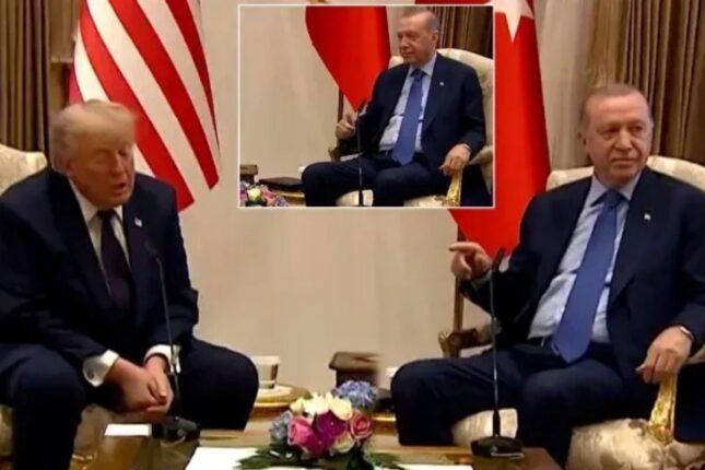 Tramp sanksiyaların ləğvini elan edərkən Ərdoğanın reaksiyası gündəm oldu – VİDEO Tramp sanksiyaların ləğvini elan edərkən Ərdoğanın reaksiyası gündəm oldu – VİDEO