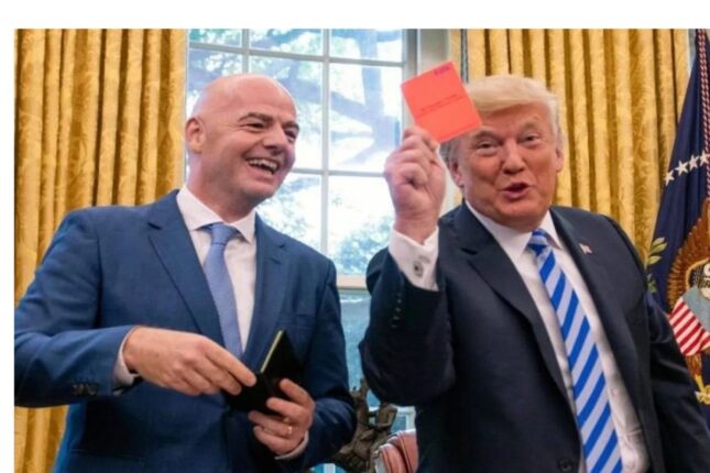 Tramp FIFA prezidentindən xahiş edib Tramp FIFA prezidentindən xahiş edib