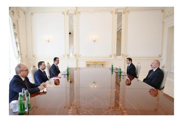 Prezident İlham Əliyev Türkiyənin ədliyyə nazirini qəbul edib – FOTO