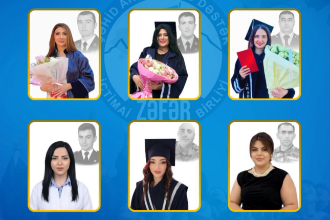 Tələbə adını qazanan şəhid xanımları – FOTO